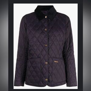 Barbour Annandale corduroy-trimmed quilted shell jacket